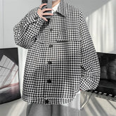 Threebooy Men's Clothing Men's Korean Style Clothes Outerwear Harajuku Loose Fitting Spring Jackets Popular Coats Models 2024 Original